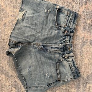 Wild Fable Light Blue Distressed Jean Shorts